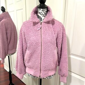 Cozy Pink/Purple Sherpa Jacket